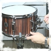 Griffin Popcorn Snare Drum - 10x6 Acoustic Mini Poplar Wood Shell Marching Head