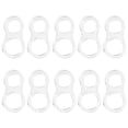 thumbnail image 1 of 10 piezas de topes de puerta transparentes, protectores de manija de puerta, 1 of 5