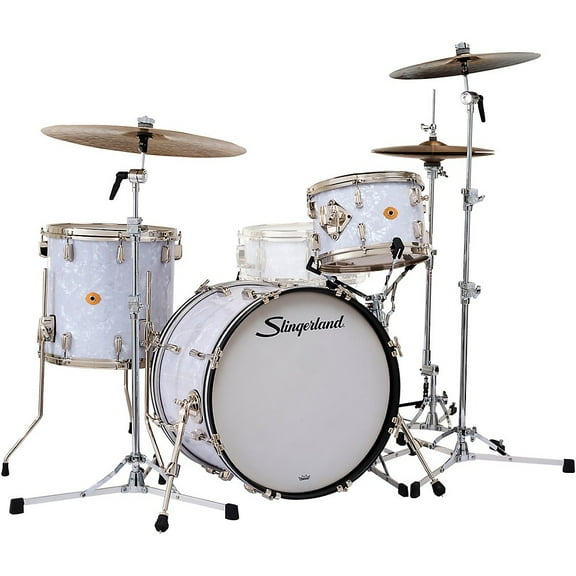 Slingerland Radio King 3-Piece Shell Pack With 20" Bass Drum White Marine Pearl