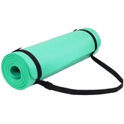 FlexWave 71"x24" Non-Slip Exercise & Yoga Mat – ½" Thick, Double-Sided Grip, Moisture-Proof Foam, Includes Free Adjustable Strap