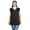 Black, variant on TOPTIE Cobbler Apron Unisex Two Pocket Squared Vest Working Uniform Smock with V-Neck, 30"L x 21"W-Black