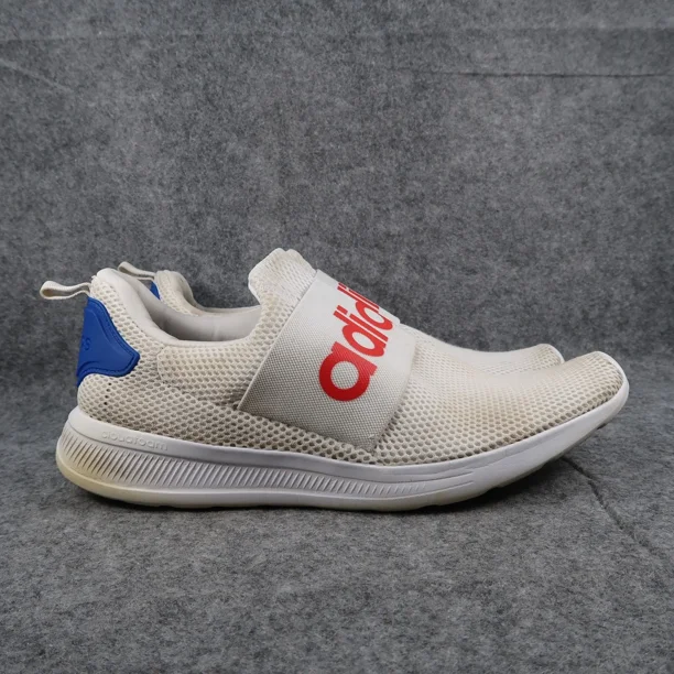 Ad-id-as Shoes Mens 13 Sneakers Lite Racer Adapt 4.0 Athletic Casual Slip On White