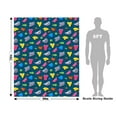 thumbnail image 4 of Rwraps Rock Climbing Blue Rock Wall Gloss Vinyl Film Wrap 59in x 5ft Vinyl Vehicle Car Film Sheet, 4 of 9