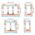 thumbnail image 2 of Yayeee Rocker Switch Wall Plate 1-Gang 4.6"x2.9" Home Decorative Outlet Cover, Blue Nautical Pattern, 2 of 6