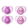 Tommee Tippee Closer to Nature Night Time Infant Pacifier, 6-18m, 4pk, Girl