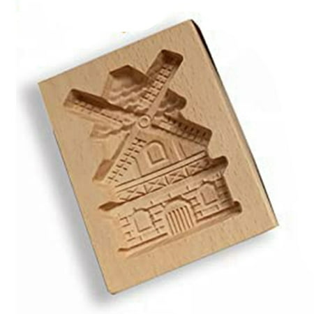

Wooden Cookie Mold Shortbread Mold DIY Cookie Mold 3D Wooden Baking Mold Kitchen Wooden Cookie Baking Mold ()