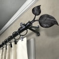 thumbnail image 2 of Parnika 13/16" Bay Window curtain rod 20"-36", 38"-72" - Black,(ABay-33-2), 2 of 4