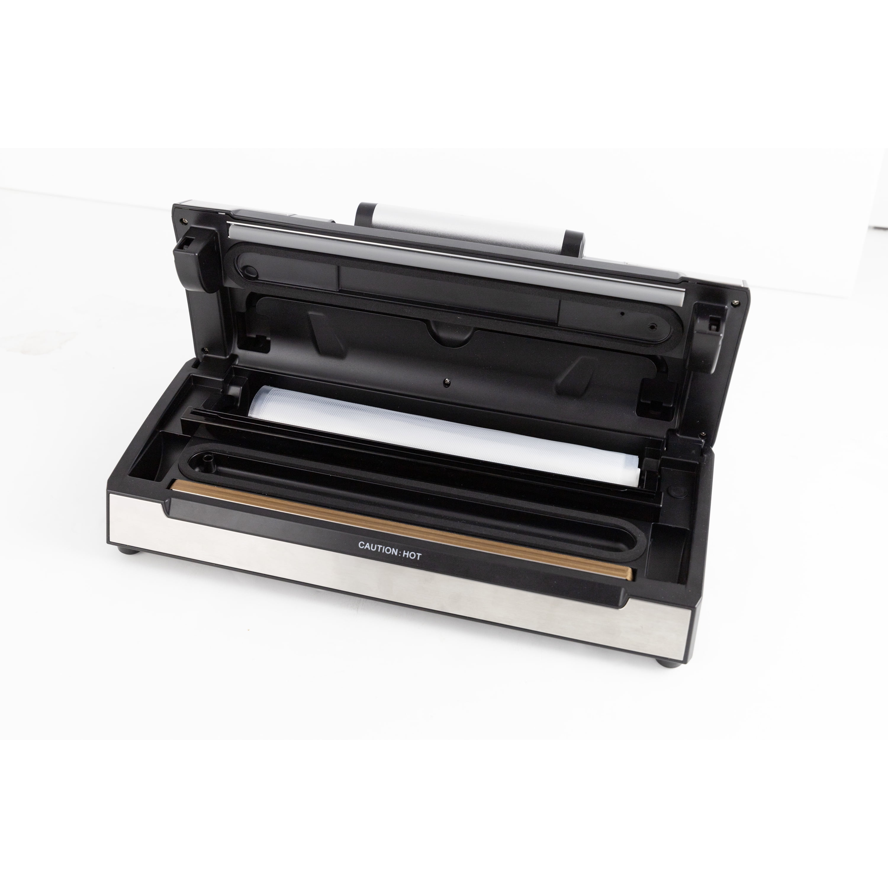 Nesco Professional Vacuum Sealer Machine, Powerful Multi-Mode Food Sealer With Accessory Port for Jars/Canisters, Built-In Roll Storage, Includes (2) 10 ft Rolls & (10) Pre-Cut Bags, For Pantry Storage & Meal Prep
