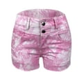 thumbnail image 3 of LEBONYARD Women's Shorts for a Cool and Casual Look,Women Summer Pants Sexy High Waist Slim Tie-dye Shorts, 3 of 7