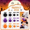 thumbnail image 2 of Bolas de pompones Tegeme, 1200 unidades, para manualidades de Halloween (negro, naranja, morado), 2 of 7