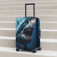 thumbnail image 5 of Yiaed 3D Realistic Shark Print Travel Luggage Cover Suitcase Protector Fits 18-32 Inch Luggage Wheel Covers Patterned Elastic Luggage Anti-scratch（No luggage）-X-Large, 5 of 5
