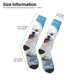 thumbnail image 2 of Balery Cute Cloud Bichon Frise Calcetines novedosos Calcetines deportivos Calcetines hasta la rodilla Calcetines de algodón Calcetines originales y geniales, 2 of 6