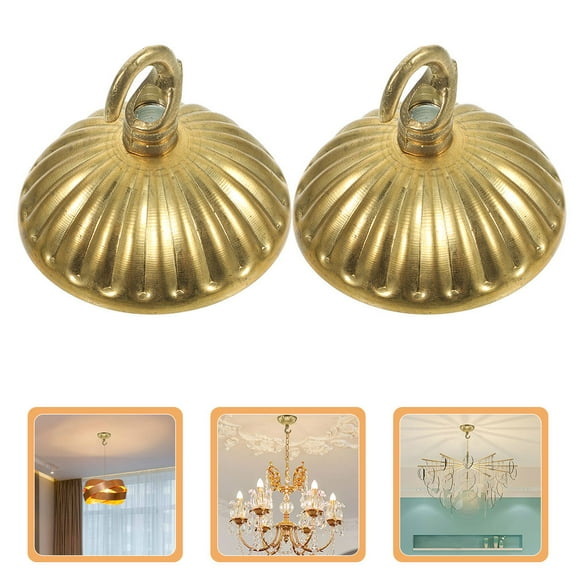2 Pcs Chandelier Ceiling Mount Plate Lantern Hook