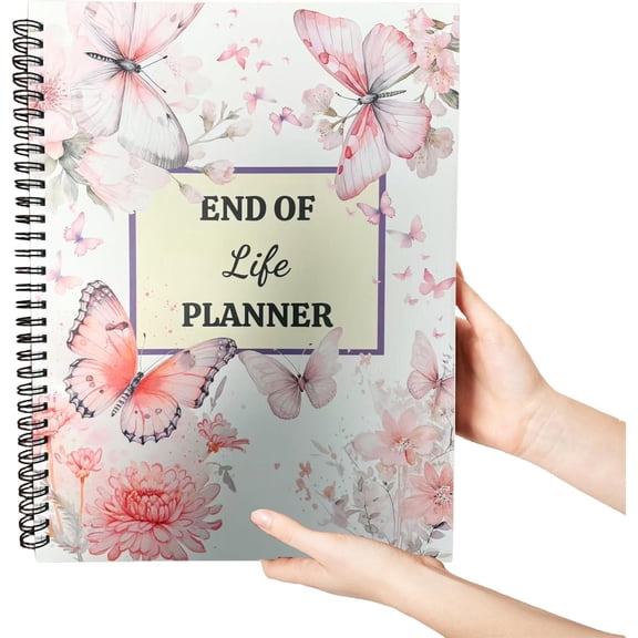 End Of Life Planner, If I Binder Important Document Organizer, Guided Final Arrangement When I'm Gone Notebook, 8.5" X 11"