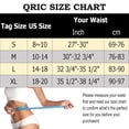 thumbnail image 7 of QRIC 2 Pieces Waist Trimmer Sweat Waist Trainer Belts With Zipper Stomach Wraps for Women Bodybuilding, 7 of 7