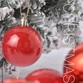 thumbnail image 5 of Bxaolu Christmas Ball Ornaments for Christmas Decorations - 36 pcs Xmas Tree Ornaments with Hanging Loop for Holiday & Party Decorations (6 Styles-4cm), 5 of 9
