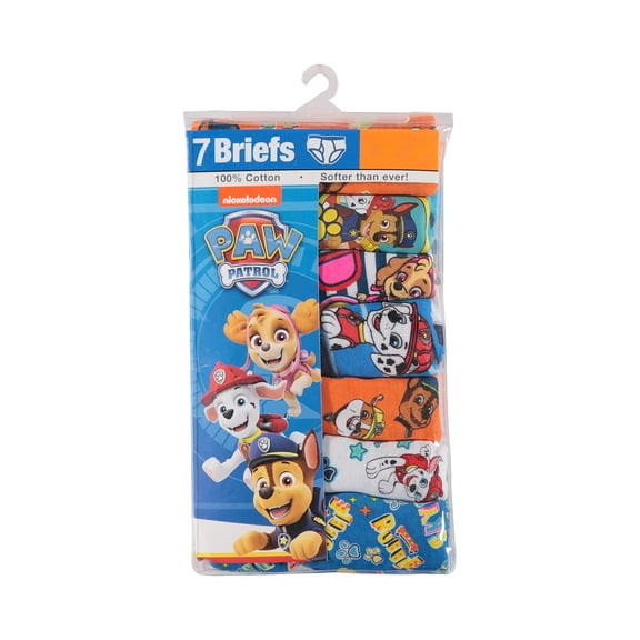 Nickelodeon Paw Patrol Brief Underwear, 7-Pack (Toddler Boys)