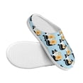 thumbnail image 3 of Fotbe FUNNY CAT IS DRINKING WATER Pattern Women's Fuzzy Curly Fur Memory Foam Loafer Slippers Indoor Outdoor Slippers Winter Home Shoes-40/41, 3 of 7