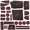 Pink, variant on for Dodge Durango Accessories 2021 2022 2023 2024 2025 2026 (7 Seats Version) Center Console Liner Mat Cup Holder Insert Coasters Pads Door Slot Liners Non-Slip Anti Dust Interior