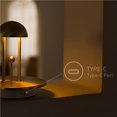 thumbnail image 3 of Innovador Sensor Infrarrojo De Luz Nocturna Led Y Lámpara De Noche Con Control Táctil 2000Mah Recargable 2400K Lámpara De Ambiente Decorativa Con Luz Cálida Para Novias Besties matsuzay HA025255-02, 3 of 6