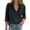 Black, variant on Minjewel Womens Tops Casual Solid Loose Long-Sleeve Linen Shirt, Breathable Summer Clothes, Tops for Women Trendy,Army Green L