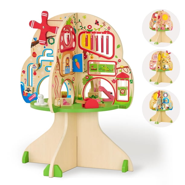 Centro de actividades Monläurd Montessori Wooden Tree 1-3 años