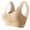 Beige, variant on HomeDM Womens Seamless Bras - No Underwire Comfort Push Up Bras with Removable Pads Solid Color Soft Wireless Bralettes Full Coverage Yoga Sports Everyday Bras - Blue/M