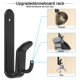thumbnail image 4 of Pinzas de montaje en pared para tablas de snowboard Rolitwils, de acero con protección de goma, 4 of 7