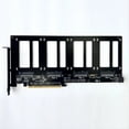 thumbnail image 3 of Carte d'Extension SSD R37A PCIe 4.0 X16 vers 4 Ports pour Disque Dur Gen4 X16 Dock GPU, 3 of 8