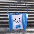 thumbnail image 5 of Sofullue Easter Bunny Basket Bag for Kids Boys Girls Personalized Candy Egg Baskets with Long Ear Gifts Storage Buckets, 5 of 12