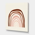 thumbnail image 3 of Terracotta Minimalist Boho Art Rainbow I 30 in x 40 in Painting Canvas Art Print, by Designart, 3 of 4