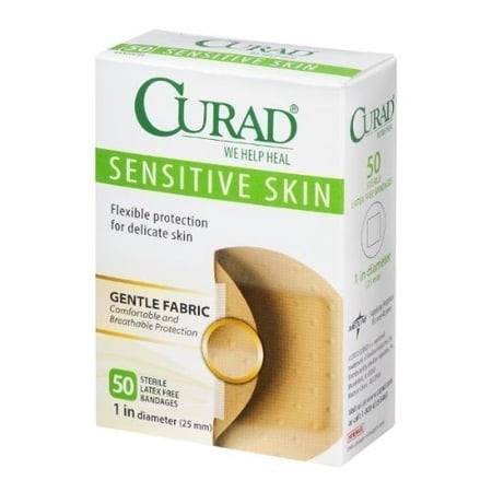 Curad Sensitive Skin Bandages Spots 50 Each