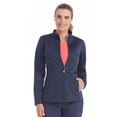 thumbnail image 2 of Activate by Med Couture Women's Med Tech Zip Front Solid Scrub Jacket, 2 of 2
