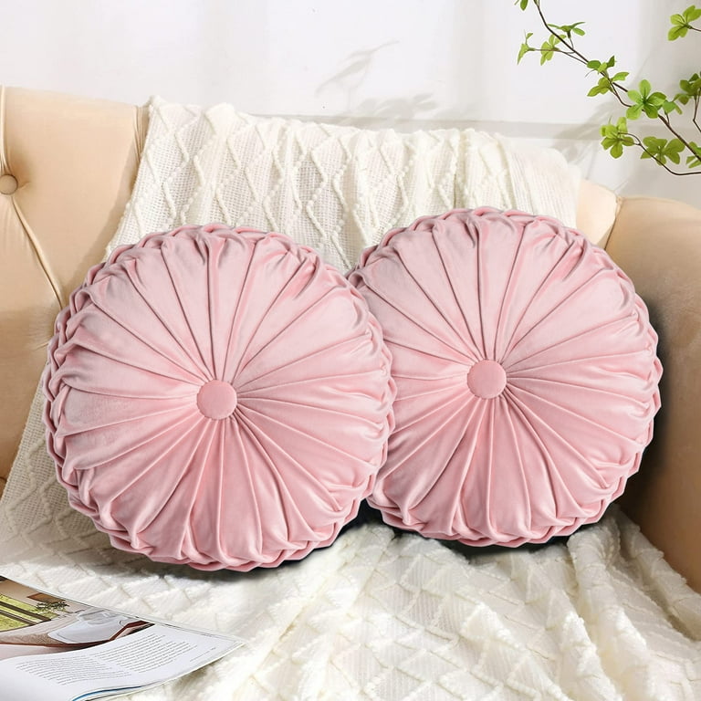 Round Throw PIllow Set