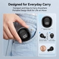 thumbnail image 5 of Invisible Mini Earbuds Wireless Bluetooth Small Headphones Low Profile Micro Smallest Tiny Discreet Hidden Headphones for Work Invisible Sleep Wireless Earphone for Small Ear Canals, 5 of 9