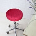 thumbnail image 2 of Funda De Repuesto De Taburete Extraíble De 35 Cm Silla forma forma forma Funda De Asiento Escritorio Salón De Manga rojo BLESIY Bar Stool Slipcover, 2 of 3