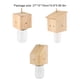 thumbnail image 3 of Injueey Trampa de madera para abejas carpinteras, para colgar al aire libre, estilo loft, natural, para aleros naturales Jardín y Patio B, 3 of 6