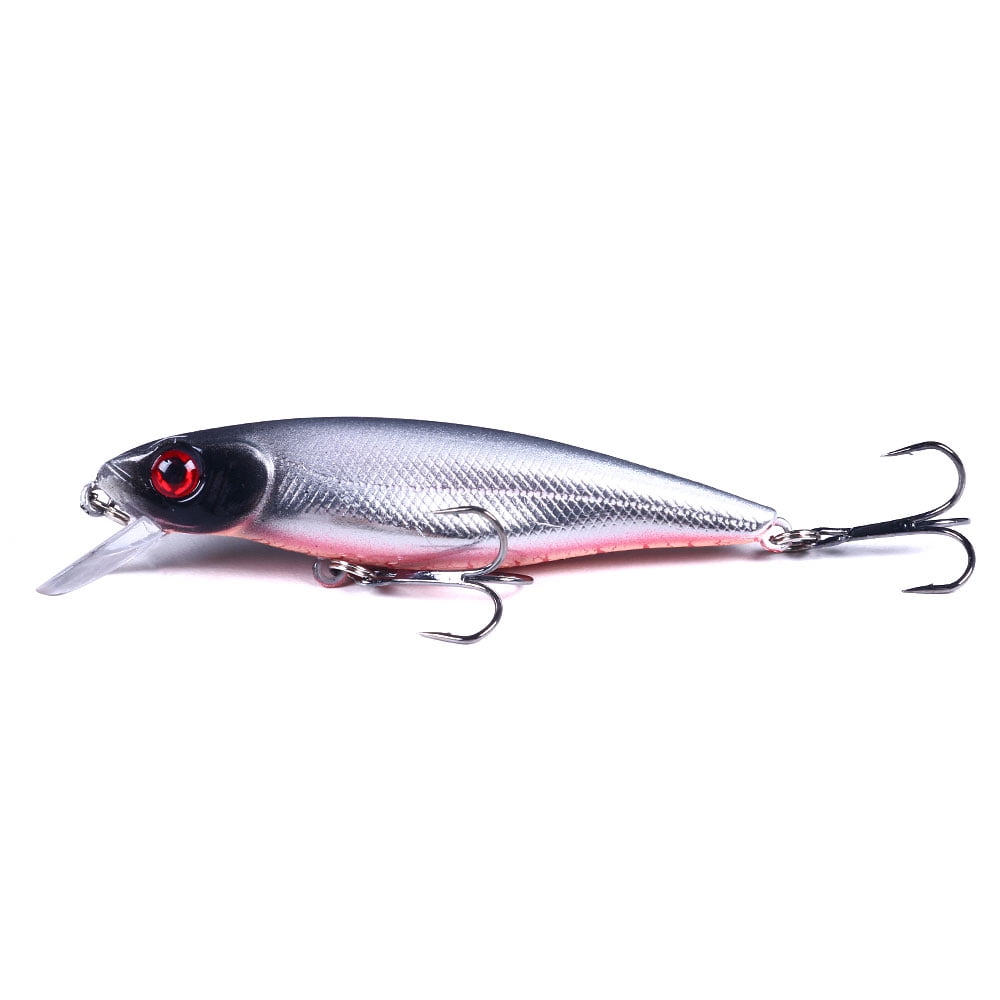 HENGJIA Fishing Lures Large Hard Bait Minnow VIB Lure with Treble Hook Life-Like Swimbait Fishing Bait Popper Crankbait Sinking Lure for Trout Bass Walleye Redfish