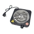 thumbnail image 1 of HLONK Electric Single Burner Cooktop Compact And Portable Adjustable Temperature Hot Plate 1000（W） Stainless, 1 of 7