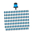 thumbnail image 3 of Equipo de goteo de gotas de riego de riego 100x 100x Equipo de altura de 3 cm 360 grados Círculo completo para macetas de riego de patio trasero del, 3 of 8