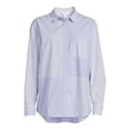 thumbnail image 2 of Time and Tru Women's Oversized Shirt, 2 of 5