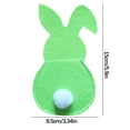 thumbnail image 2 of Chmadoxn Easter Rabbit Eggs Decorations Easter Bunny Cutlery Bag Rabbit Cutlery Set 4 Red Green Two Colors Easter Decorations Indoor Outdoor, 2 of 2