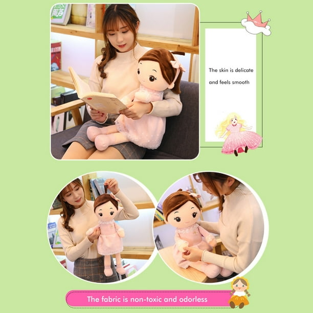 Lindas muñecas de trapo, 40 cm Lindas muñecas de trapo Muñeca de trapo Almohada Muñeca de trapo Juguete Valor inmejorable