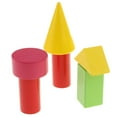 thumbnail image 3 of Juguete para Aprendizaje Matemático con 32 Pedazos de Bloques Geométricos Surtido y Formas Hugo Juguete de madera con sólidos geométricos, 3 of 8
