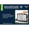 Pen + Gear Self-Lubricating Shredder Oil Sheets, 12 Pack
