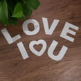 thumbnail image 5 of Plantillas de Letras Grandes de 6 Pulgadas, Plantilla de Estrella y Plantilla de Corazón para Pasteles y Arte en Paredes, 5 of 5