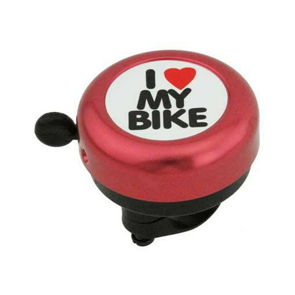 I Love My bicycle Bell Red. for bicycle bell, bike bell, lowrider bikes, beach cruiser, limos, stretch bicycles, track, fixie