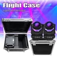thumbnail image 2 of 1PC Flightcase for 2pc 380W 10R Moving Head Light Stage Light DJ Disco Bar Party Stage Lighting Equipment for Halloween, Thanksgiving, and Christmas,DJ Controller Gator Cases, 2 of 9