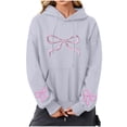 thumbnail image 2 of Nmnitkp Hoodies Y2k Oversized Graphic Hoodies Aesthetic 90s Crewneck Sweatshirt Long Sleeve Pullover Tops Gray,L, 2 of 5