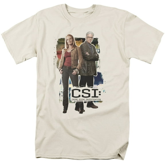Csi Back To Back Adult 18/1 T-Shirt Cream